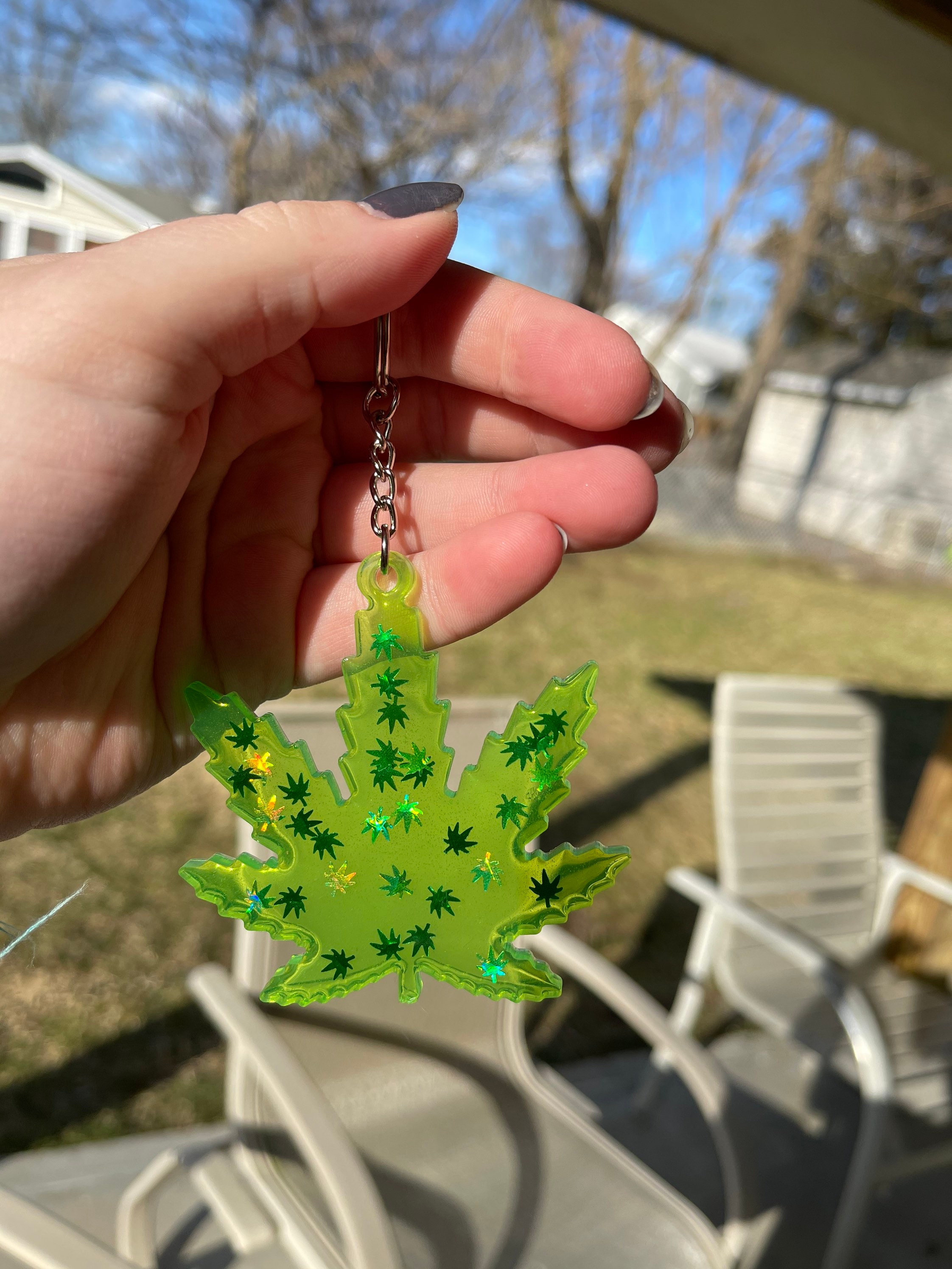 Resin Keychain 420 Keychain Stoner Birthday Gift Stoner | Etsy