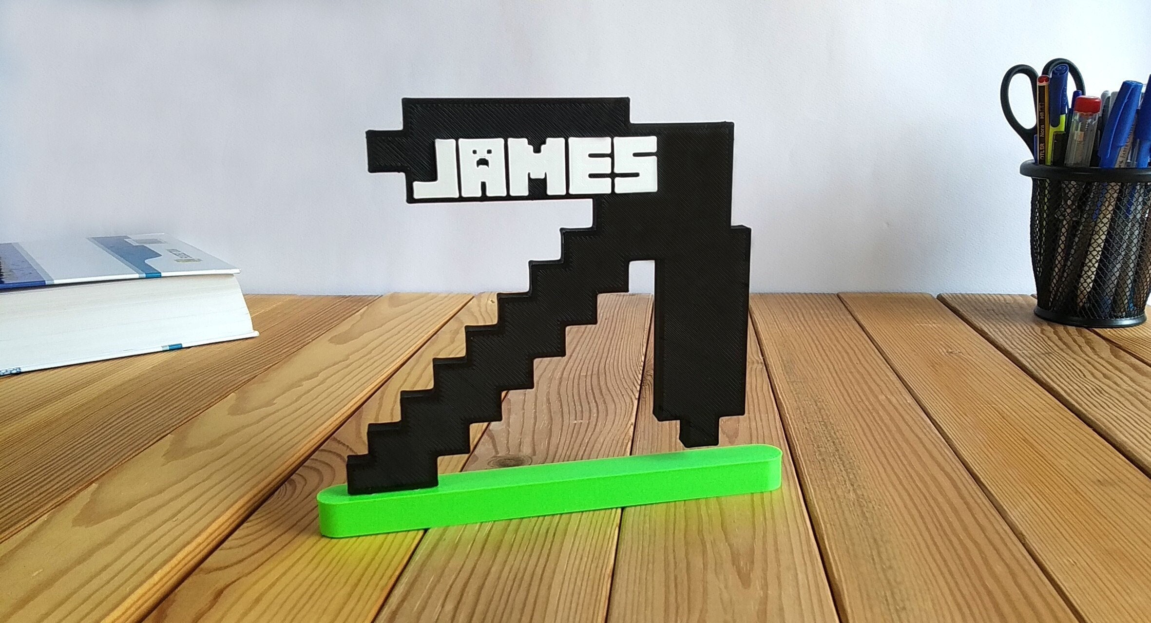 Personalized Minecraft Name Sign custom Minecraft - Etsy UK