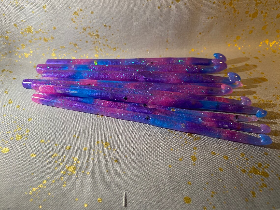 Resin crochet hooks 10.03.0 Etsy