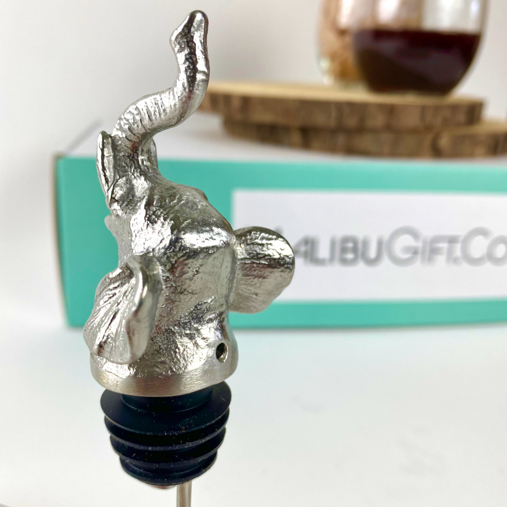 Malibu's Elephant Wine Aerator & Pourer Etsy