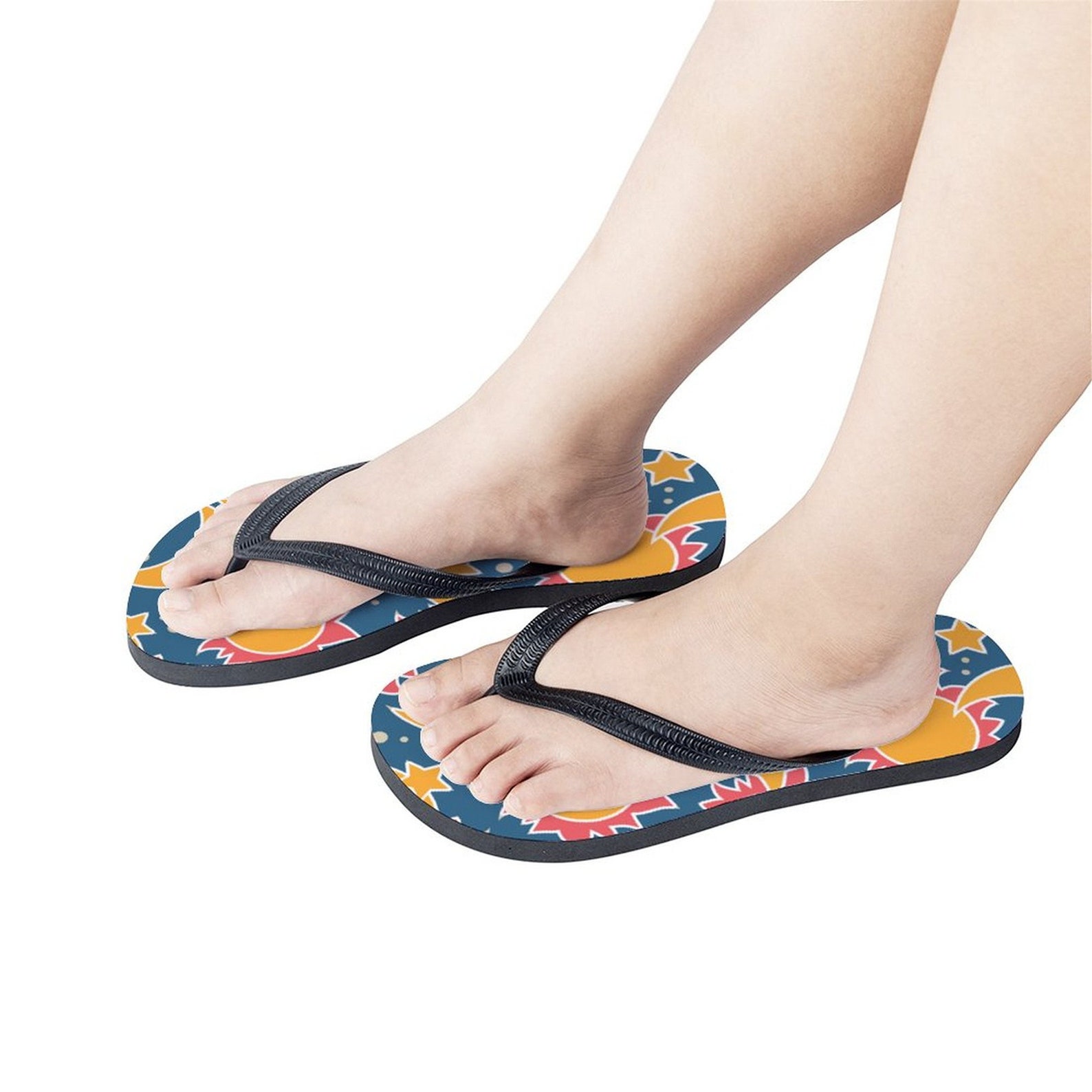 designer beach flip flops