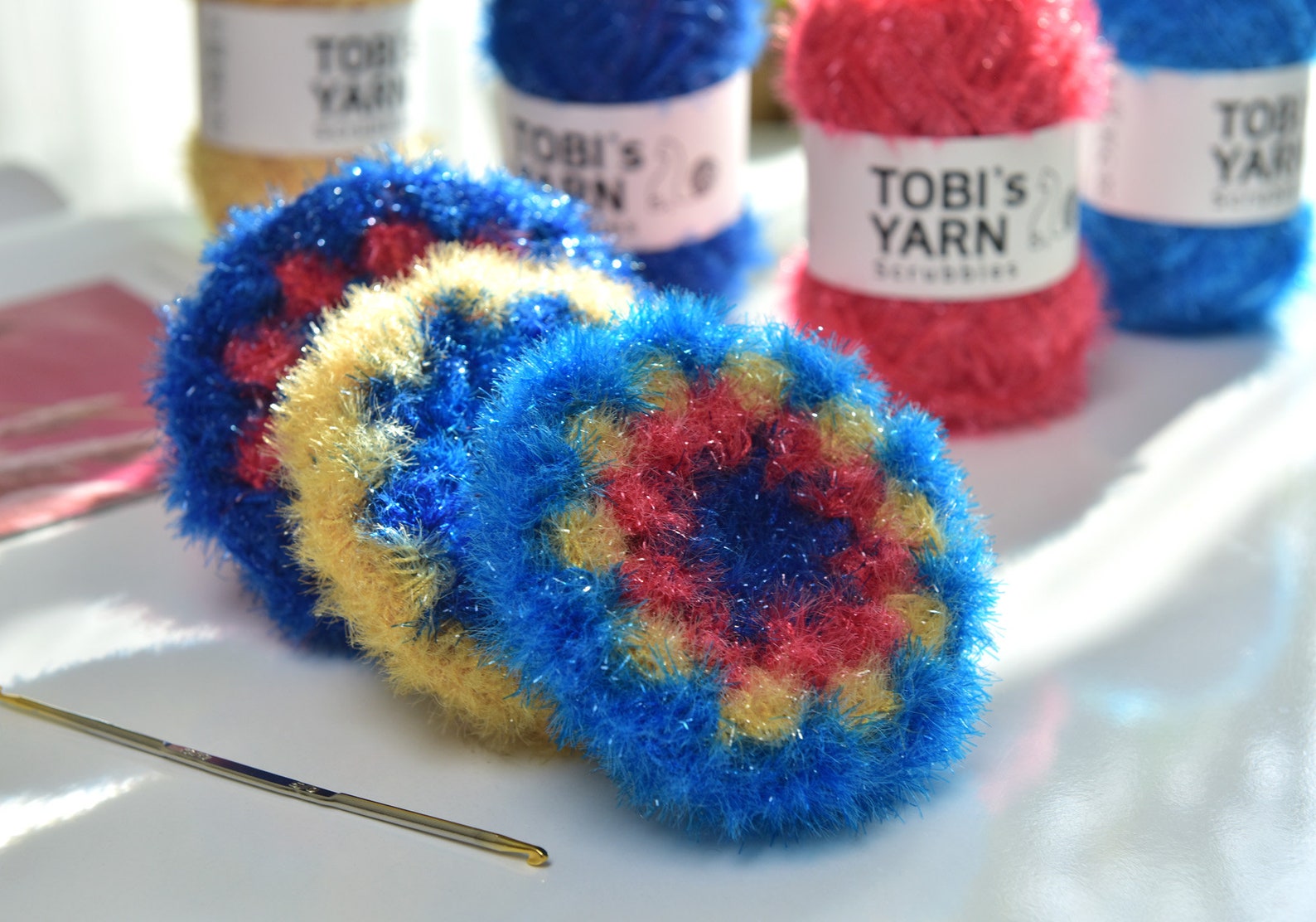 DIY Crochet Dish Scrubbies Kit Etsy