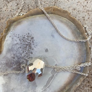 Silver Fig Leaf Pendant