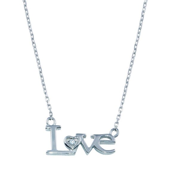 Love diamond pendant sale