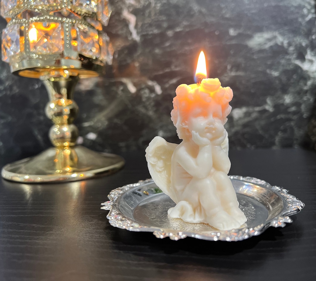 Little Angel Candle, Cupid Candle, Angel Wings, Nordic Style, Cupid of