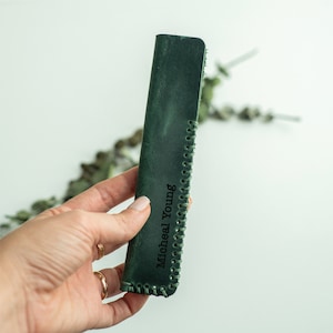 Ivory Vegan Leather Pencil Pouch – Três Paper + Co