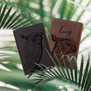 Cartera emergente minimalista de cuero grabado para el Día del Padre, billetera delgada para tarjetas de crédito, regalo para papá de los niños, regalo del Día del Padre de la esposa.