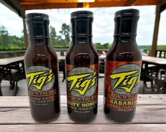 Tig's Smok'n Pig BBQ Sauces