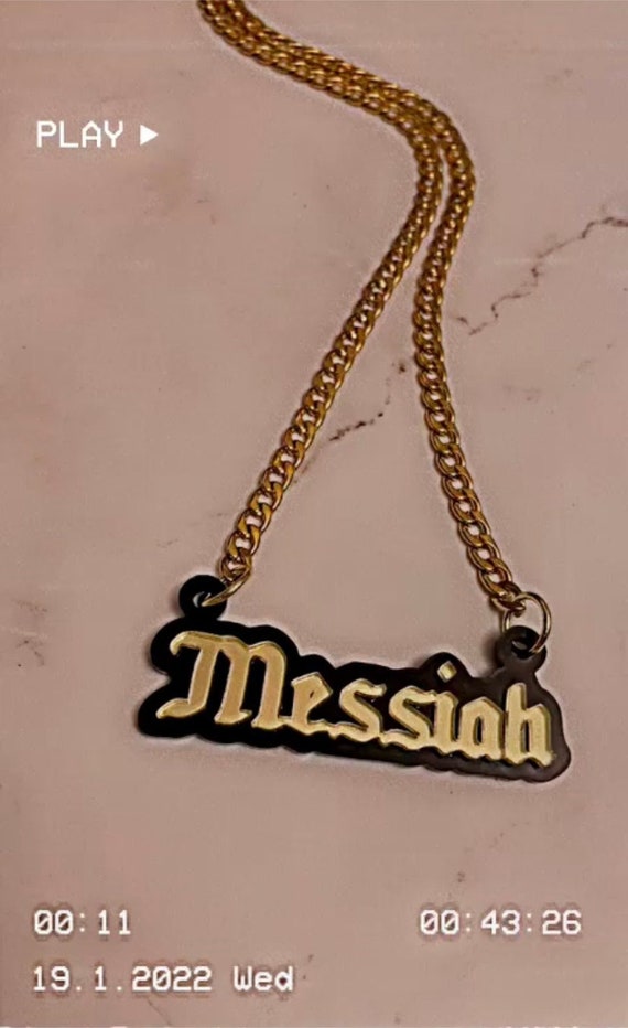 Boyz 2 Men acrylic Nameplate Necklace 