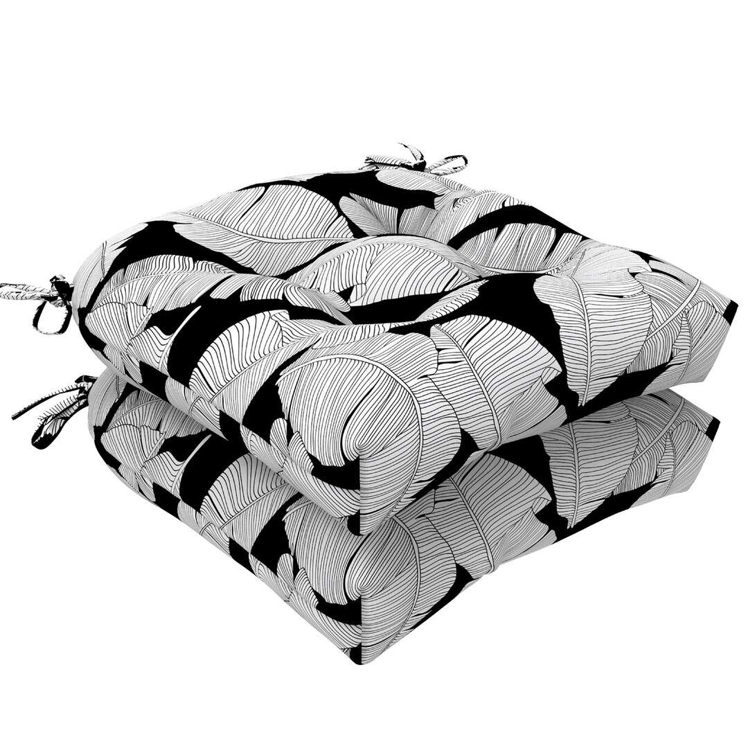 Wicker Seat Cushion Decorative Tufted Ushaped Chair Pads for Patio