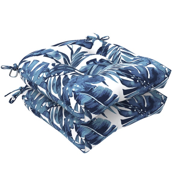 Wicker Seat Cushion Decorative Tufted U shaped Chair Pads for