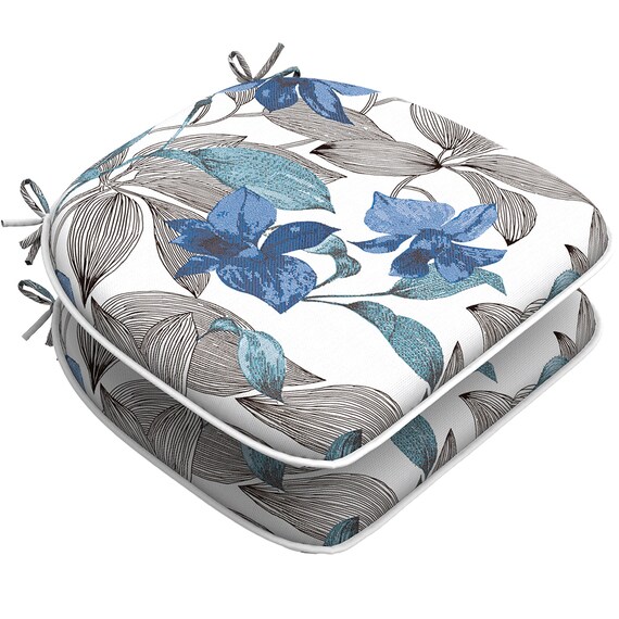 Indoor/outdoor Chair Cushions Seat Cushion With Ties Patio Etsy