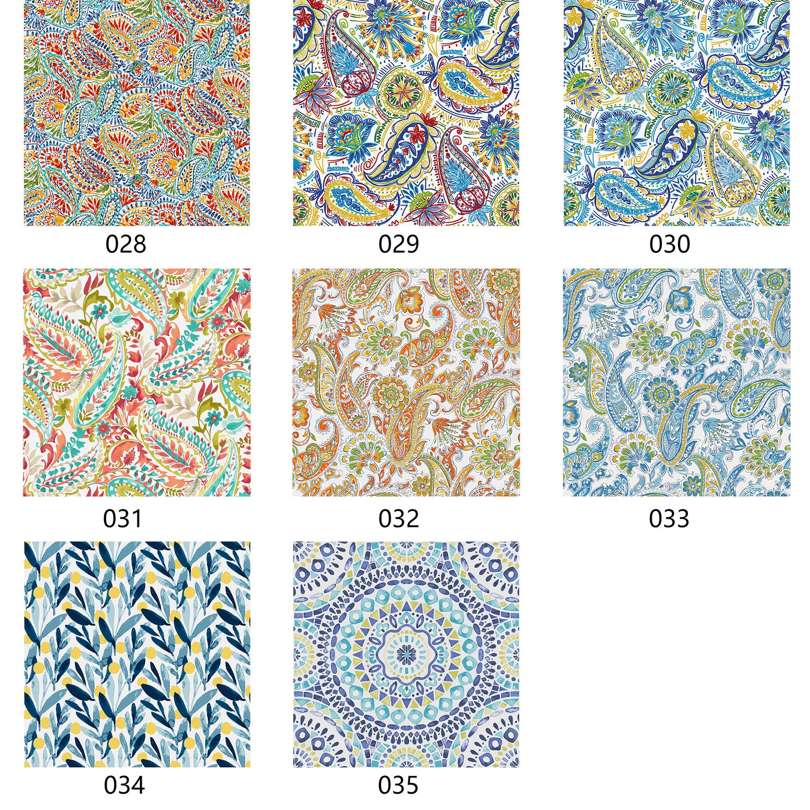 Outdoor Fabric by the Yard Home Decor Patio Garden Living Etsy