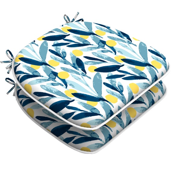 Indoor/outdoor Chair Cushions Seat Cushion With Ties Patio Etsy