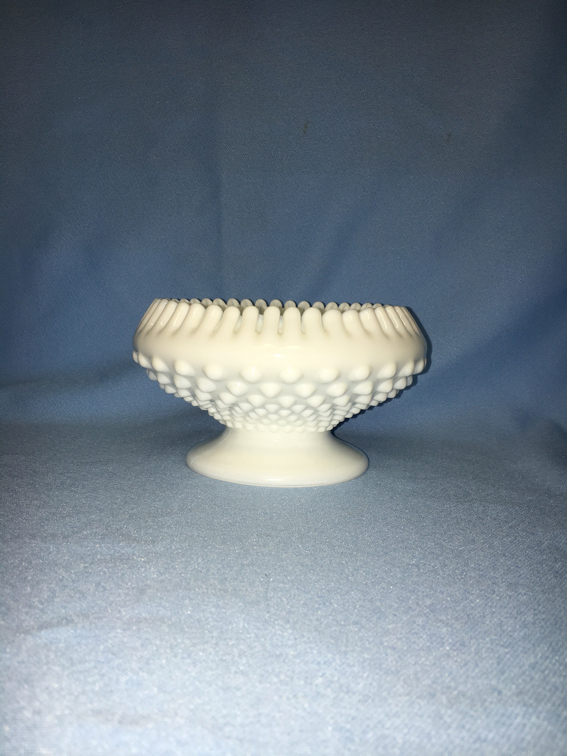 Fenton White Hobnail Milk Glass Etsy