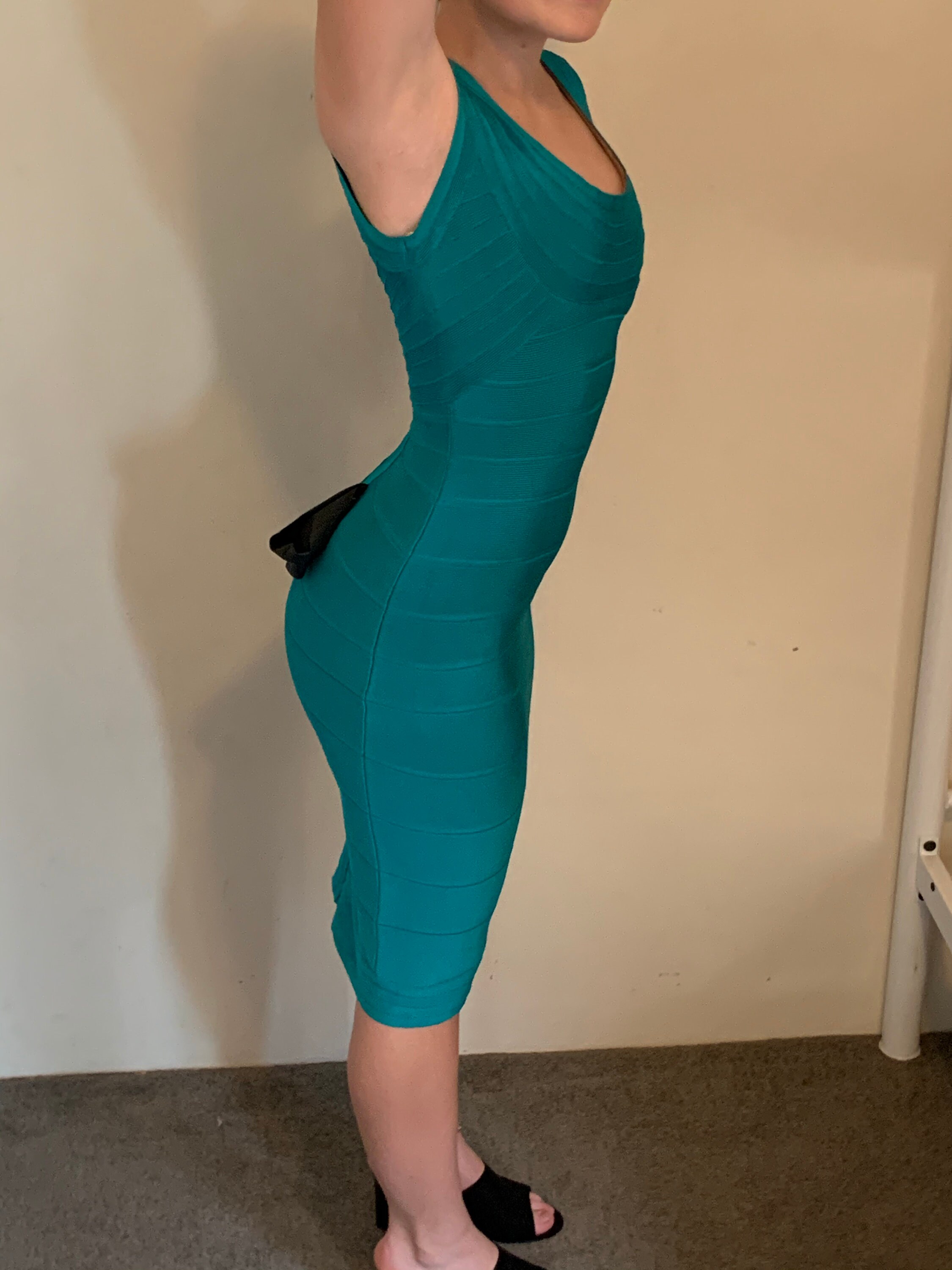 Herve Leger Blue Bandage, Bodycon Dress All Tags - Etsy Canada