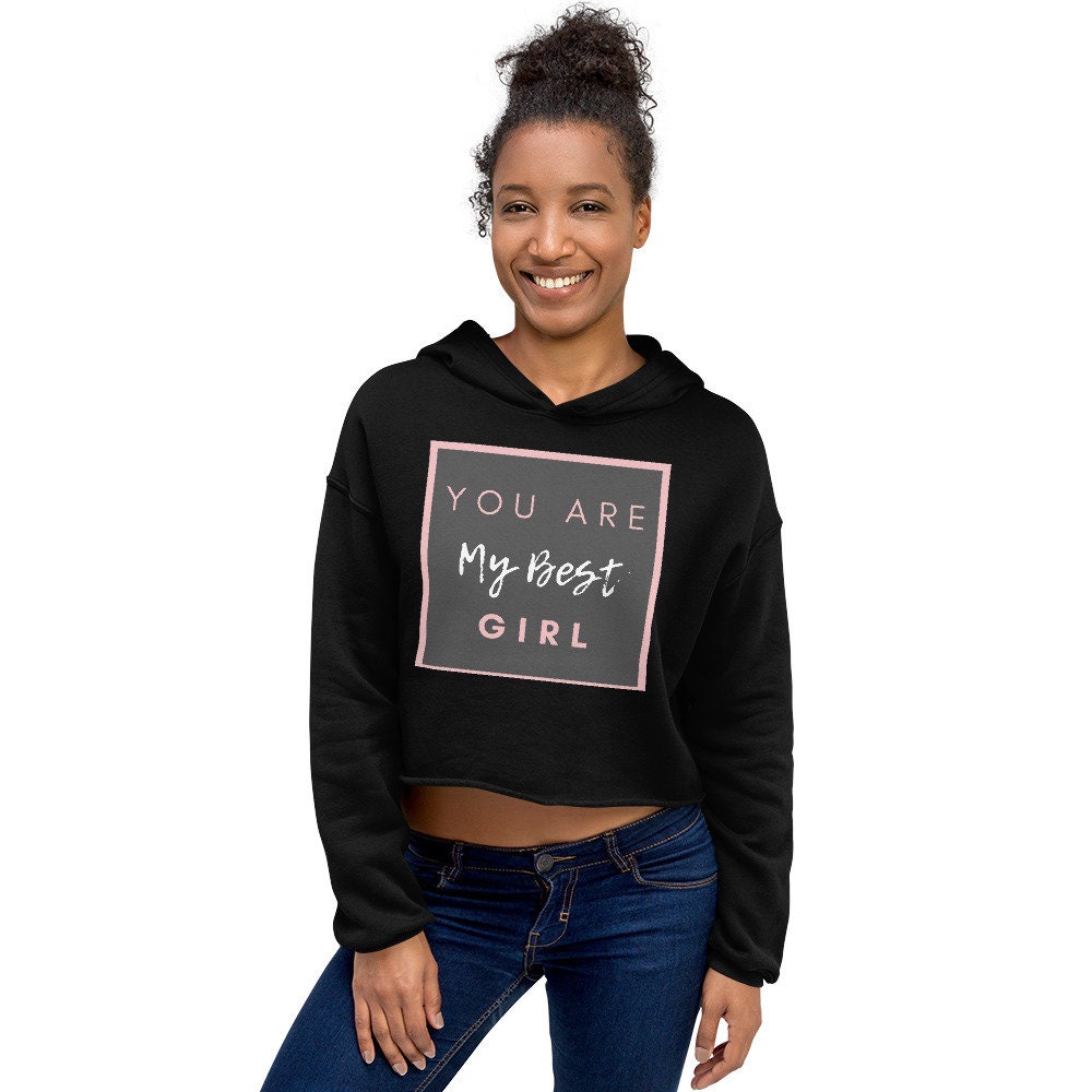 Exclusive Design For You Girlfriends Cropped Hoodie You Etsy