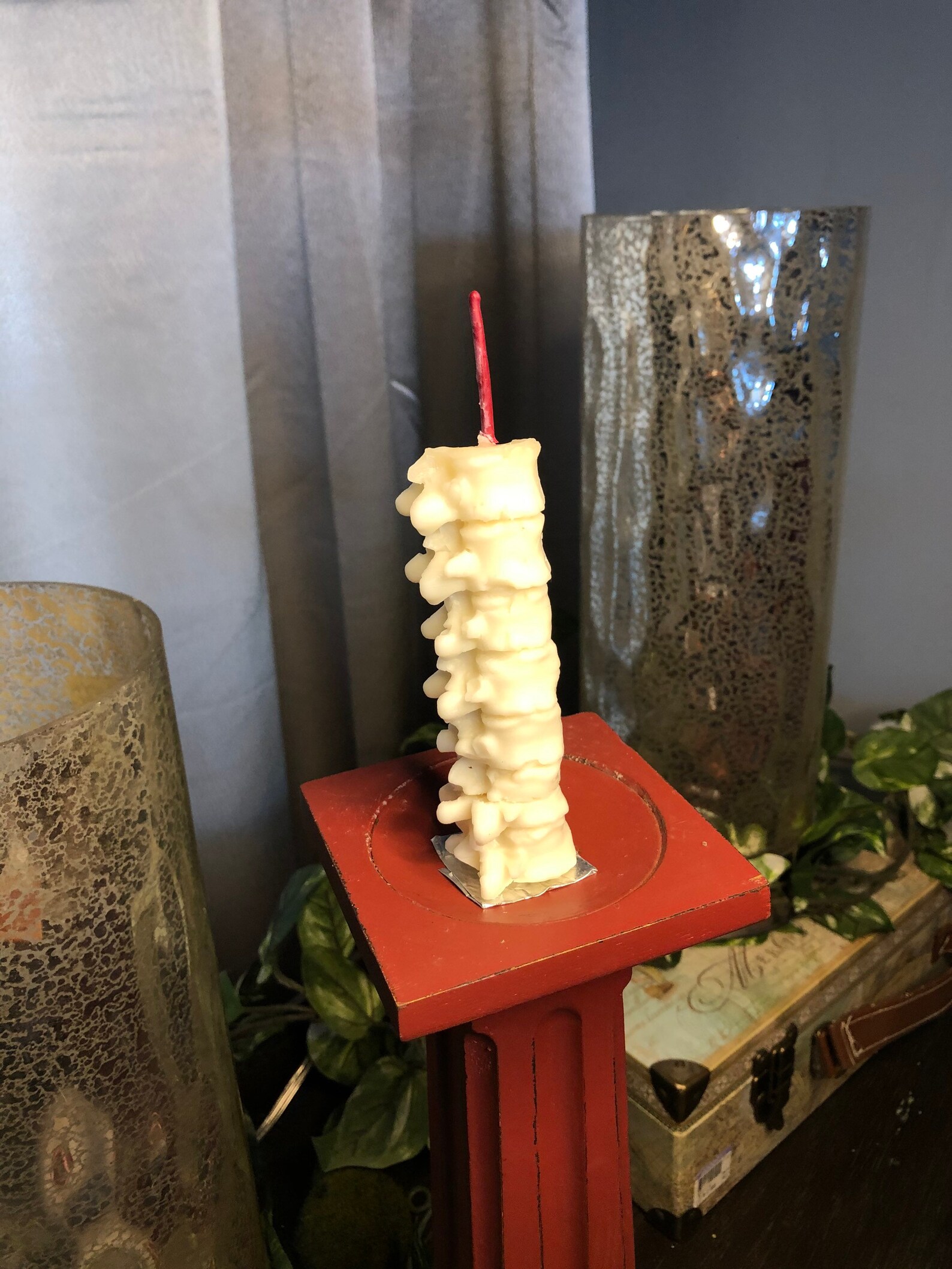Bleeding Spine Candle With GREAT Action Etsy