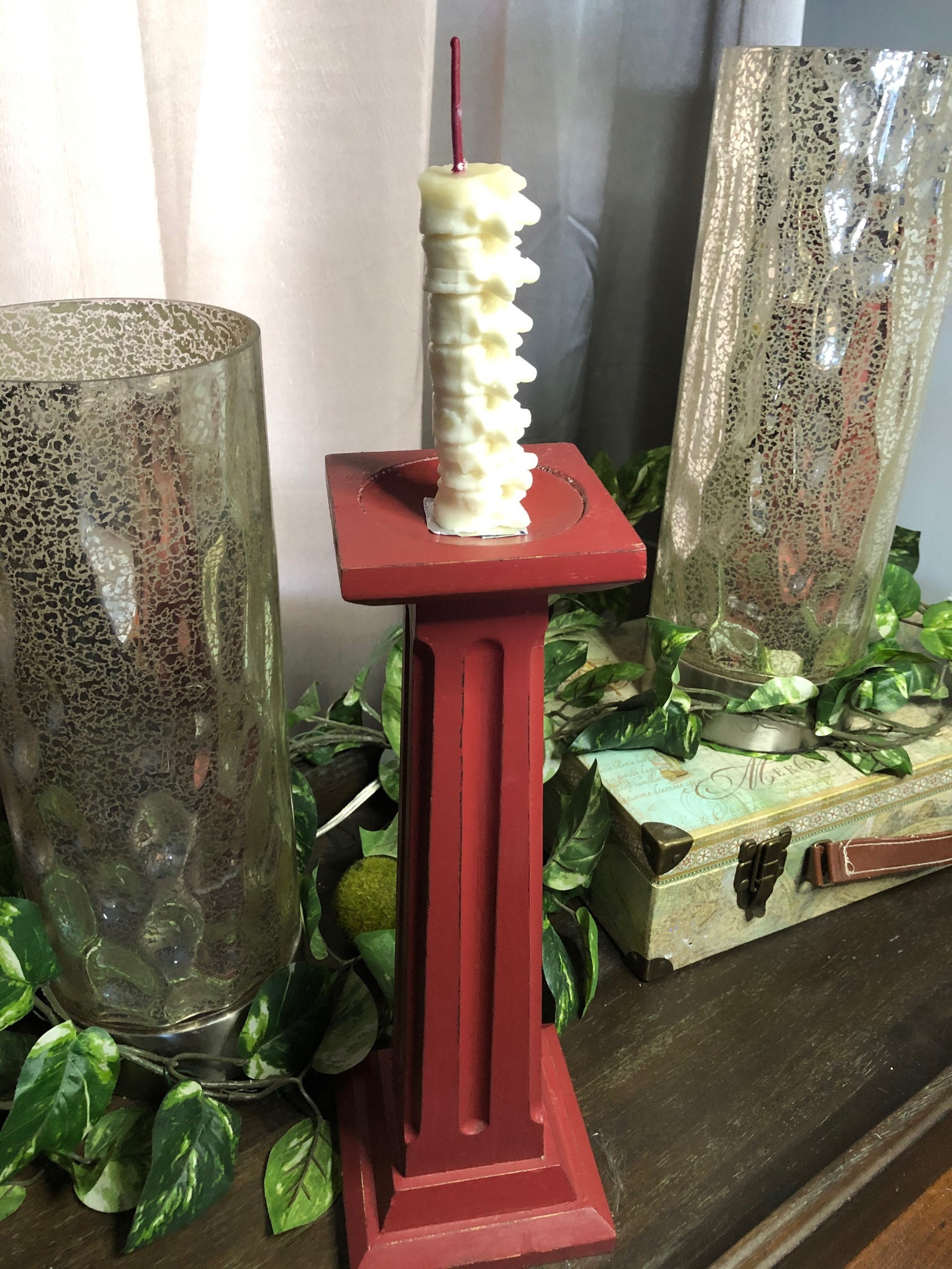Bleeding Spine Candle With GREAT Action Etsy