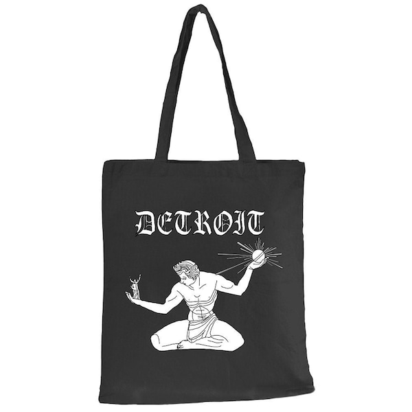 Old English Detroit Canvas Tote