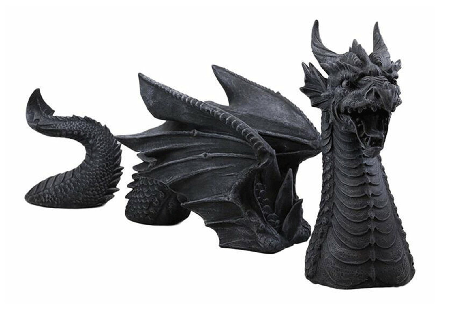 Dragon Garden Decoration Resin Dragon Statue Decorations Resin Etsy