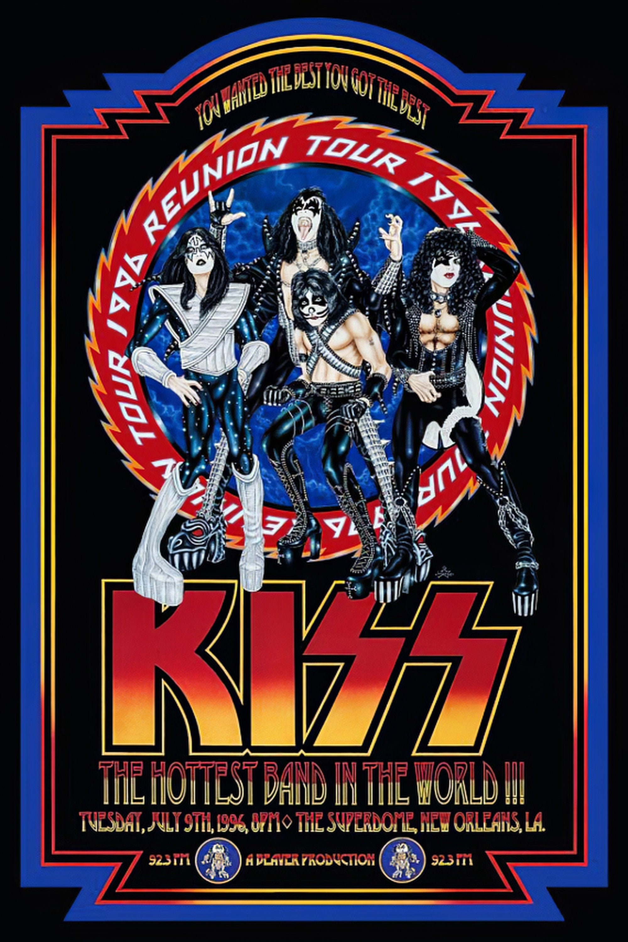 Kiss Reunion Tour Concert Reproduction dart livraison Etsy France