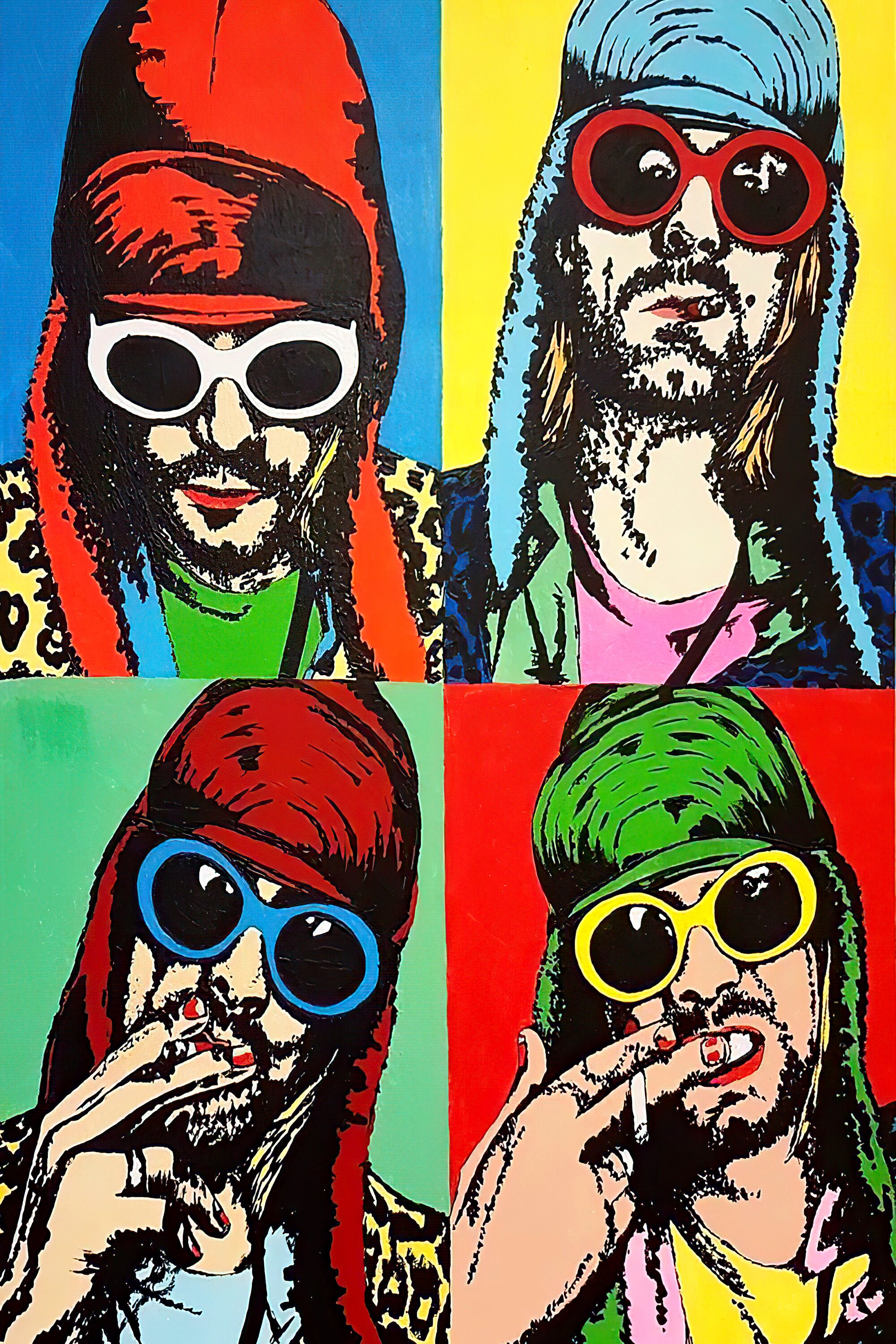 Nirvana Kurt Warhol Art Reproduction Free US Etsy