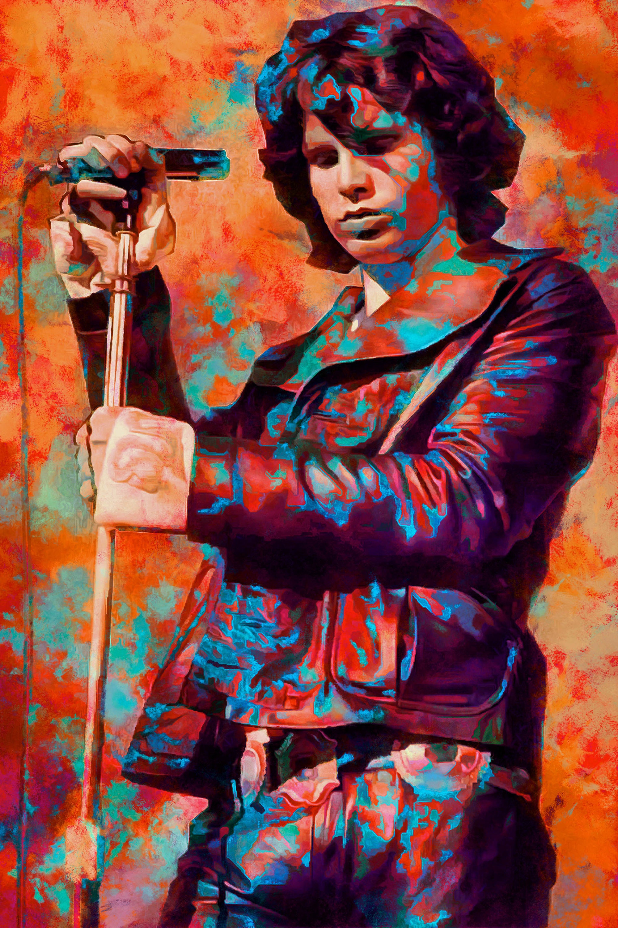 The Doors Jim Morrison Soul Kitchen Art Free US Etsy