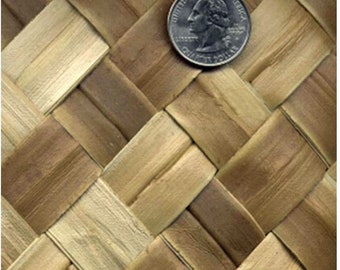 Lauhala Matting 3'x6' Roll Ceilings Wall Tiki Bar Tropical Decor, Thatch Roof Matting Roll, Braid Matting Roll, Tiki Bar Ceiling