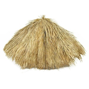 14ft Mexican Palm Grass Thatch, Palapa Umbrella Top cover, Handmade Tiki Bar, Thatch Grass Panels Umbrella Cover, Palm leaves Thatch Roof