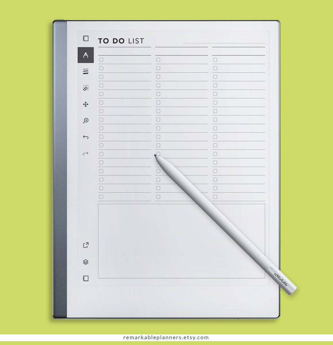 Remarkable 2 to Do List Task List Digital Planner Task Etsy Canada