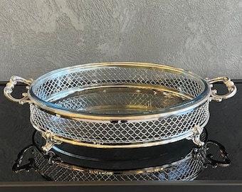 Kate And Laurel Vassoio Rotondo Gohana Con Manici – Metallo Ottone Antico, Diametro 40,6 Cm – Per Servire O Decorare