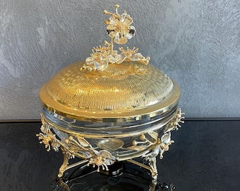 Chafing Food Warmer Buffet Set, Silver and Gold Plated Portable Serving Bowls, Round and Oval Chafing Buffets for Catering