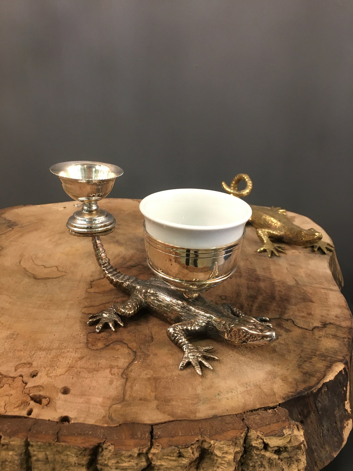 Bronze Brass Lizard Coffee Cup You will enjoy drinking coffee Etsy