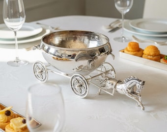 Brass Sugar Bowl Silver Cookie Box Handmade Candy Holder