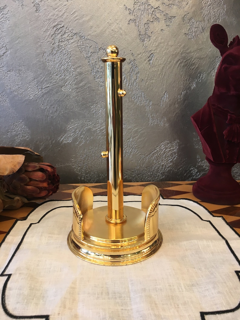 Paper Towel Holder Napkin Holder Bronze Brass Bathroom | Etsy