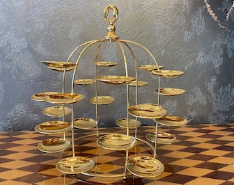 Macaron Stand Treat Wall Holder // metal macaron stand / Table Decoration/ Treats /Cake/ Reception/ Bride /Groom/ Party Treats/Sweets/Guests