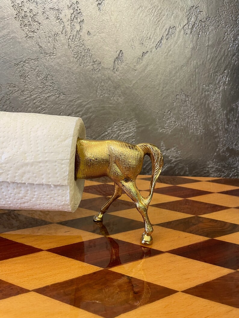 Paper Towel Holder Napkin Holder Bronze Brass Bathroom - Etsy