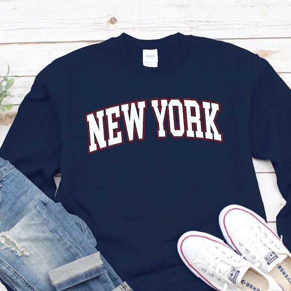 New York Sweatshirt vintage pour Homme, New York City Sweater, NY Sweatshirt, Crewneck, Comfort coton S-3XL USA taille homme unisexe femme