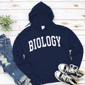 Biology Hoodie, Cozy Biology College Sweatshirt, Biological Student Pullover