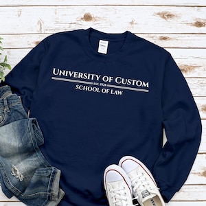 Custom School of Law Sweatshirt, Customized University Sweater, College of Law Crewneck, Medicine School, Personalized Faculty Program