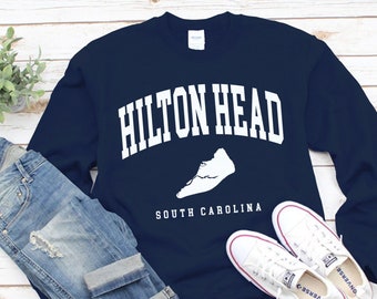 Hilton Head Sweatshirt, Cool Comfort Hilton Head Island Trui, South Carolina Crewneck S-3XL Unisex