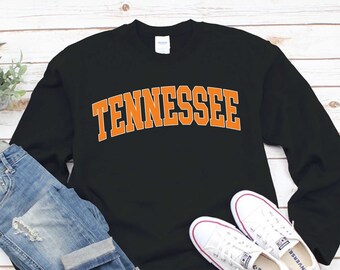 Tennessee Sweatshirt Vintage, Comfort Tennessee Collegiate, Perfect Gift for Tennessee College, Crewneck S-3XL Unisex