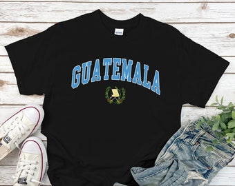Guatemala shirt, wapen van Guatemalteekse tshirt, gezellige tee unisex