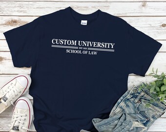 Camisa personalizada del programa universitario, camiseta personalizada del programa universitario, profesorado escolar personalizado