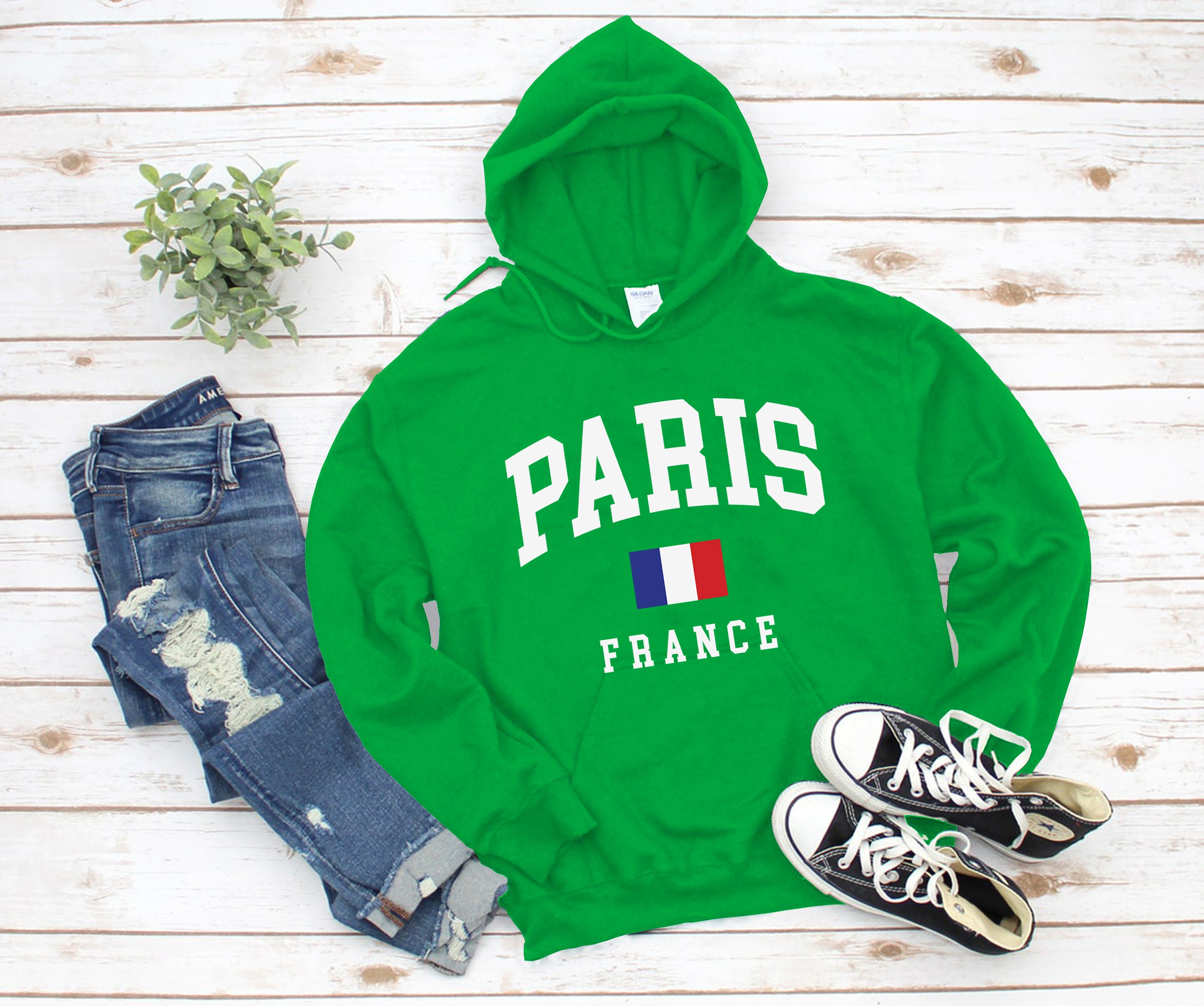 Sweat à Capuche Paris - Motif Armoiries PSG Et Parc Des Princes - Neuf Avec étiquettes