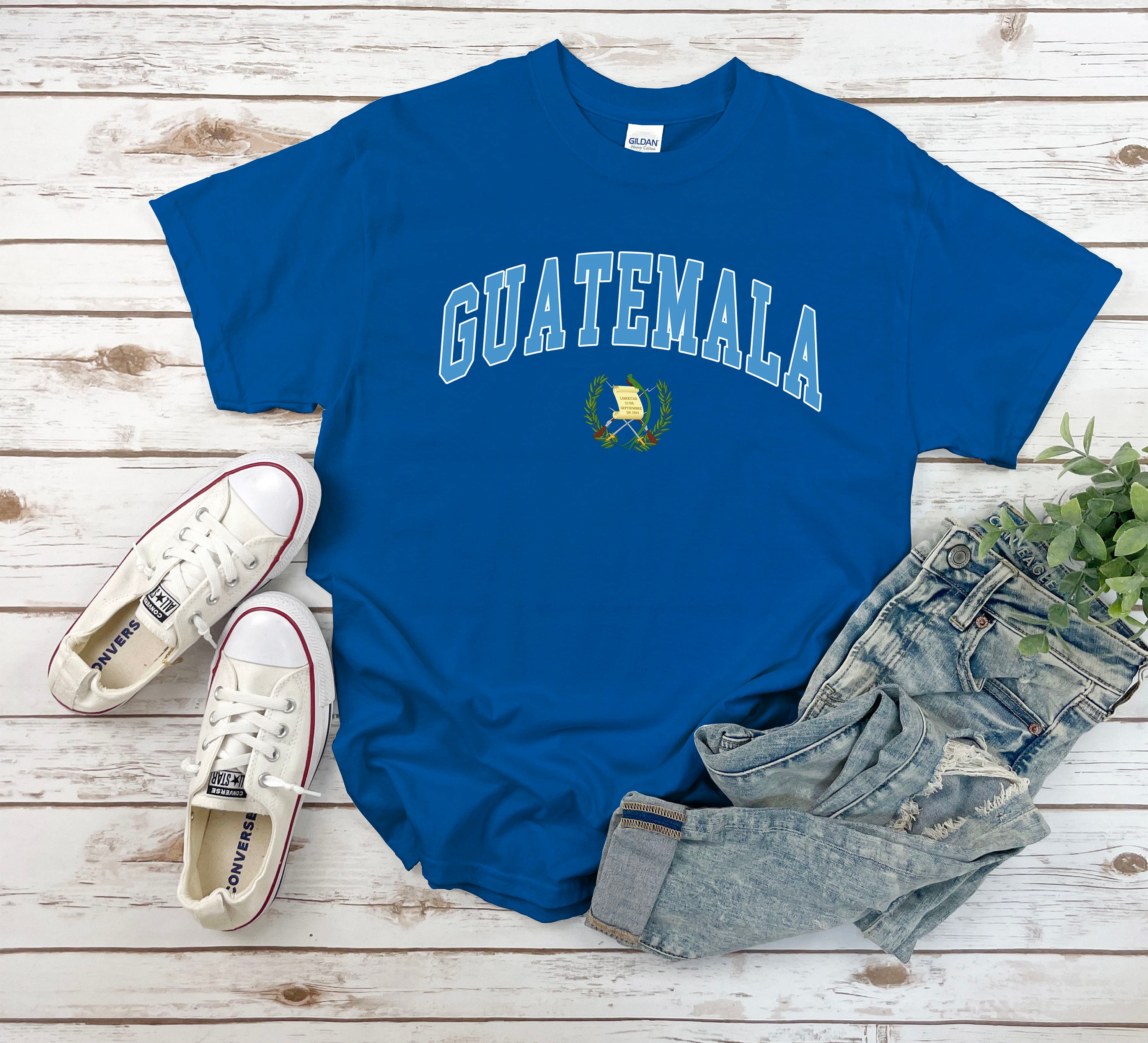 Guatemala Shirt, Coat of Arms of Guatemalan Tshirt, Cozy Tee 