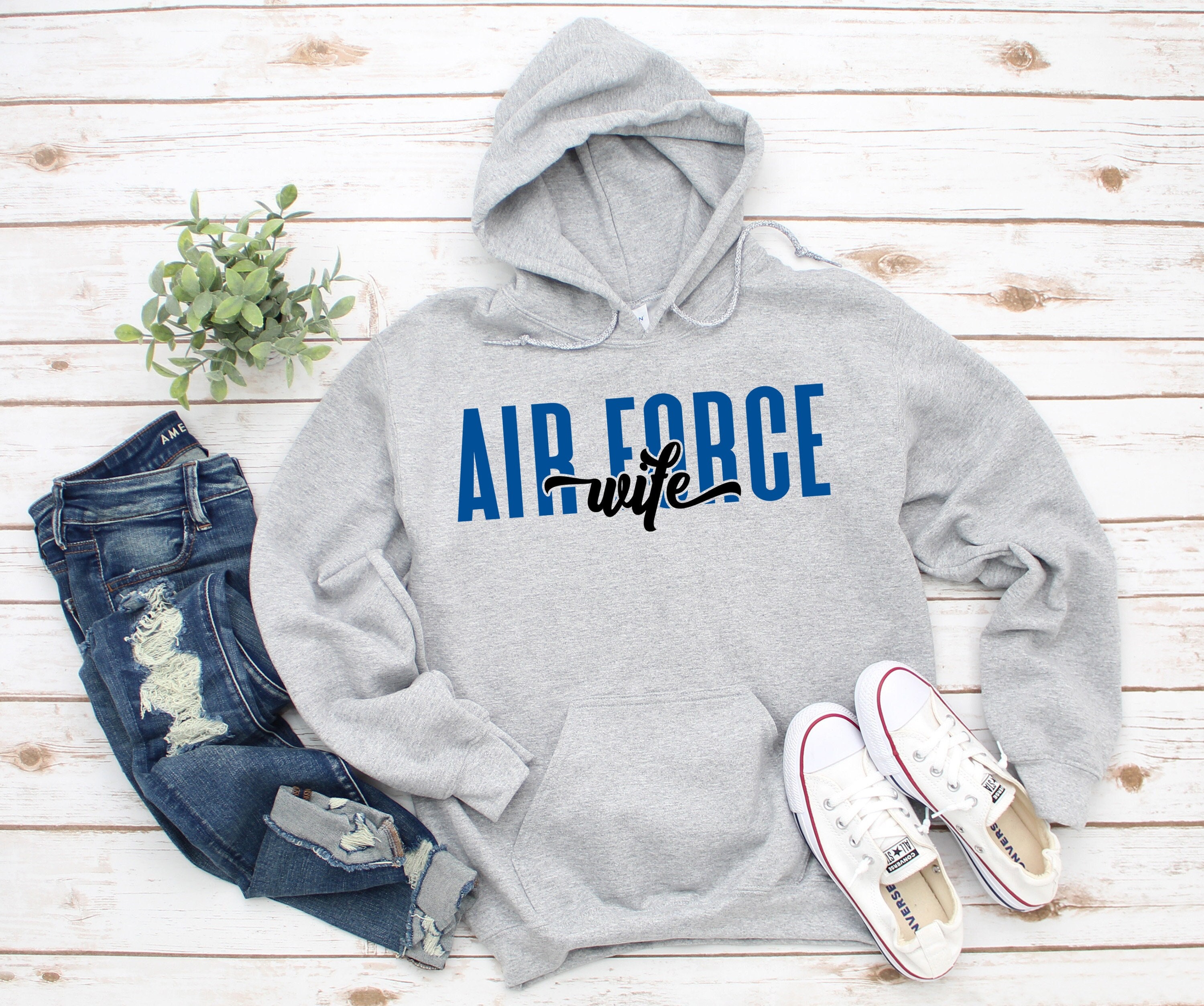 Air Force Wife Hoodie Etsy