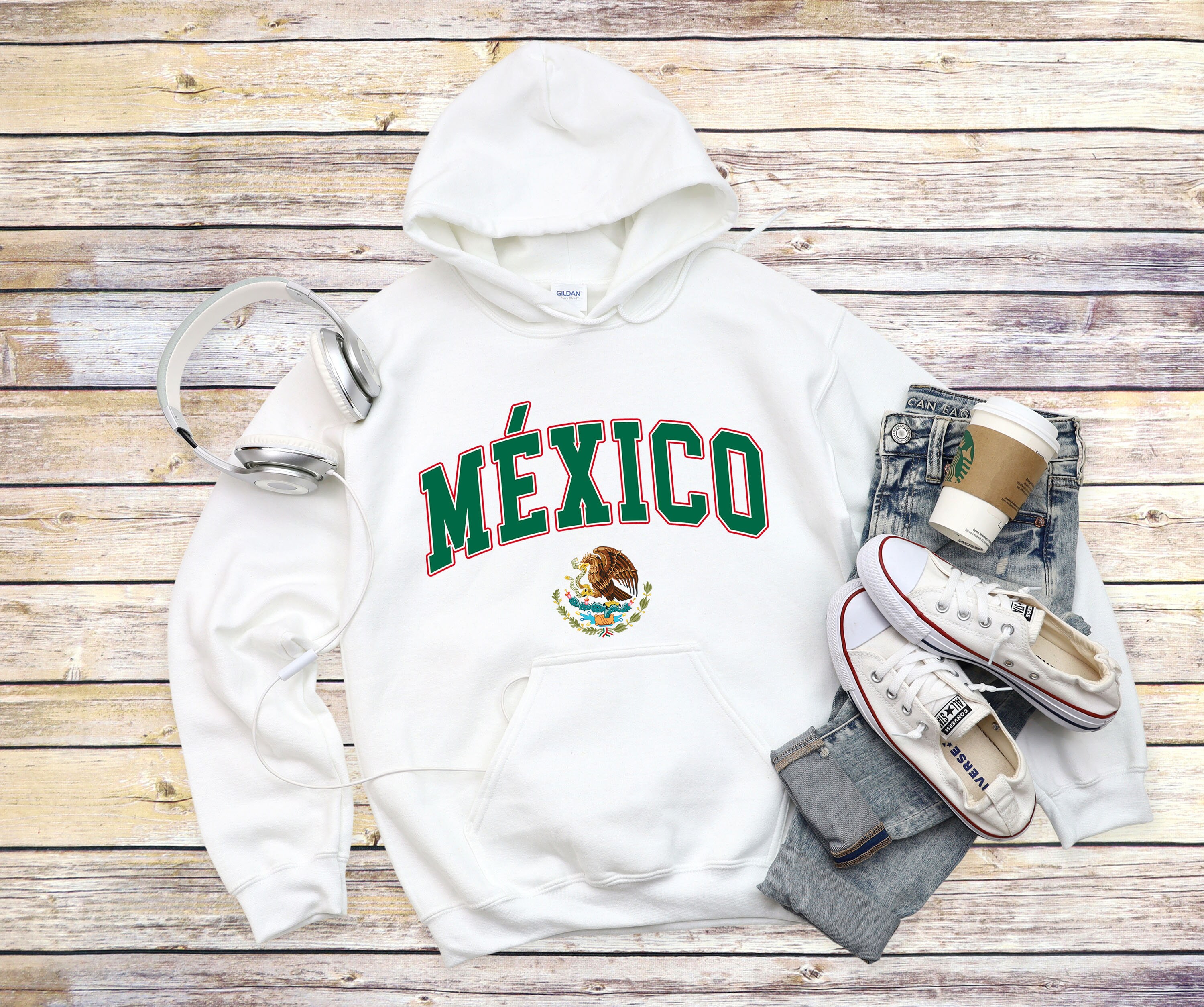 White mexico sweater top