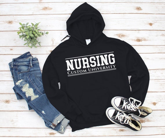 Custom Nursing Program Hoodie, School of Nursing Sweatshirt, College of Nursing  Pullover 